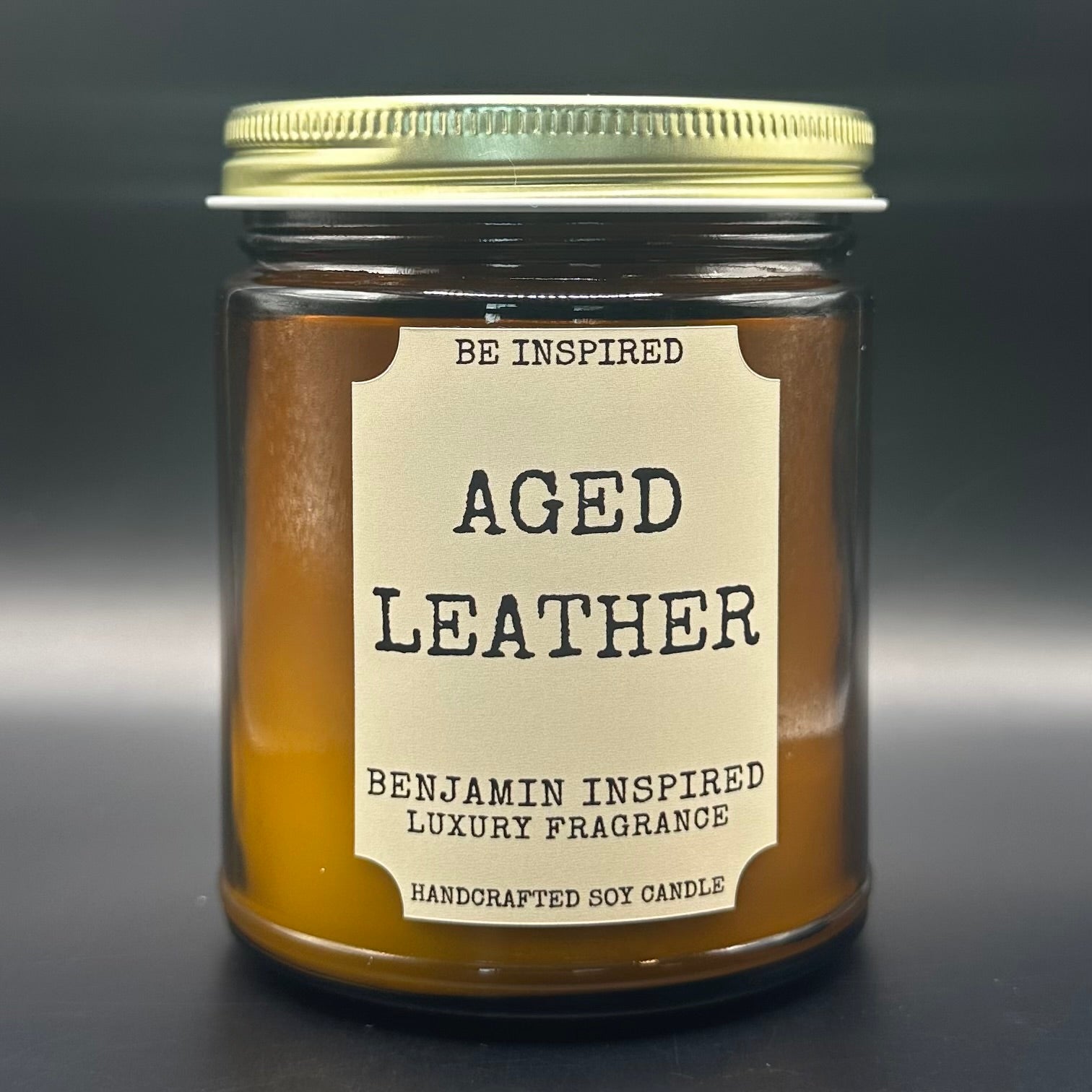 Aged Leather Luxe Candle