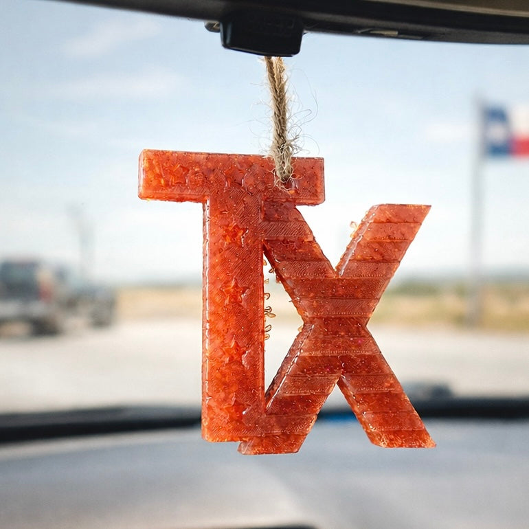 TX Saddle Leather Air Freshener