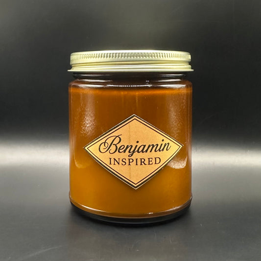 Signature Amber Glass Jar Candle