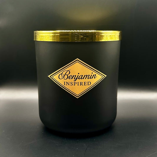 NEW Matte Black 12oz 2 Wick Candle