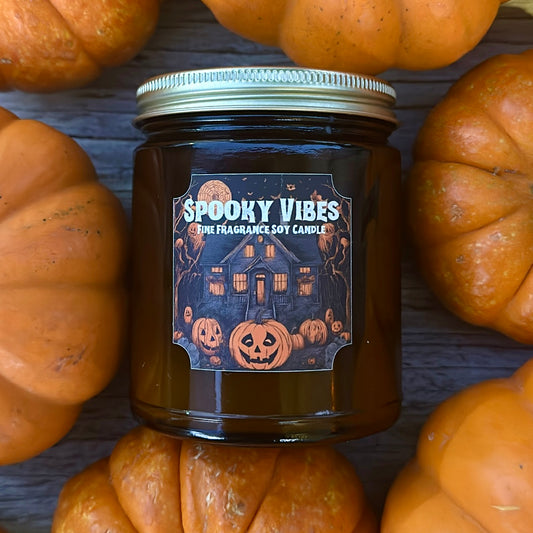 Spooky Vibes Scented Soy Candle