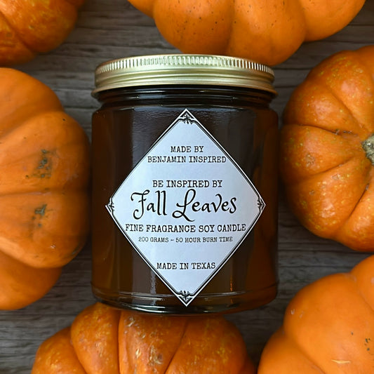 Fall Leaves Scented Soy Candle