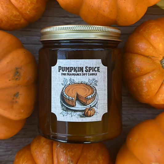 Pumpkin Spice Scented Soy Candle