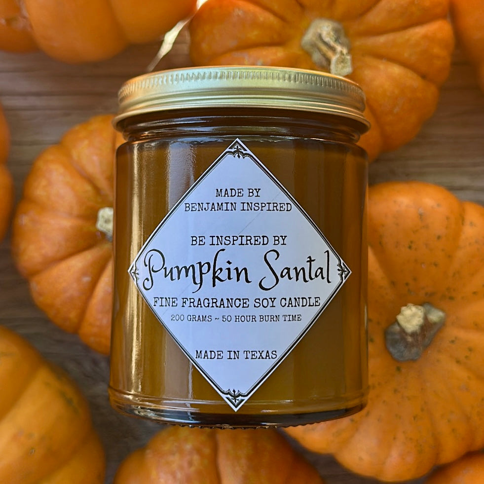 Pumpkin Santal Scented Soy Candle